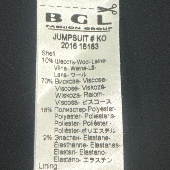 BGL Fashion Group Jumpsuit Navy EU 42 (US Sz 10) #KO2016-16183 NWT - Picture 6 of 6